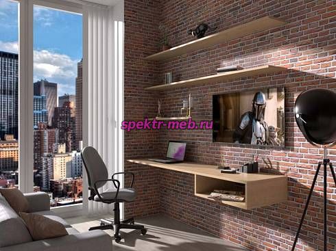 Навесной письменный стол Веста 38