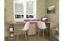 Угловой письменный стол для двоих Вента 79