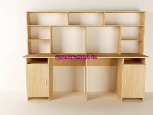 Письменный стол Лайт-12 с надстройков