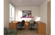 Угловой письменный стол для двоих Дублин 92