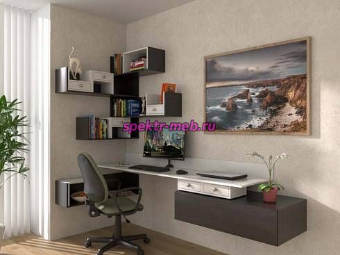 Навесной письменный угловой стол Прима 22