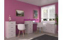 Угловой письменный стол для двоих Пилот 63