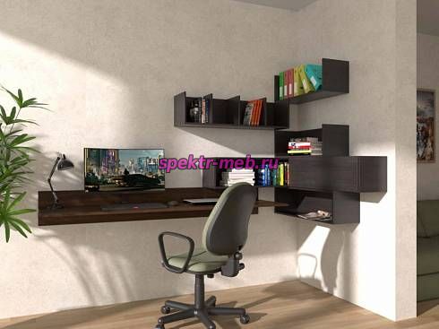 Навесной письменный стол Прима 23