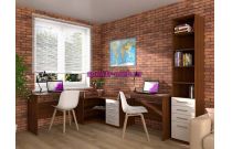 Угловой письменный стол для двоих Канзас 35