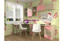 Угловой письменный стол для двоих Виктория 20