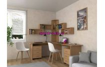 Угловой письменный стол для двоих Фреско 48