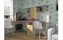 Угловой письменный стол для двоих Канзас 37