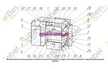 Стол туалетный Торино 7