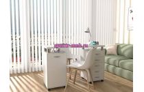 Стол маникюрный с 2 тумбами Лавра