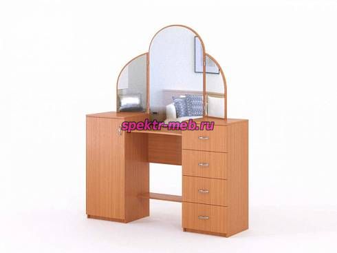 Туалетный стол с зеркалом Тумбо 1