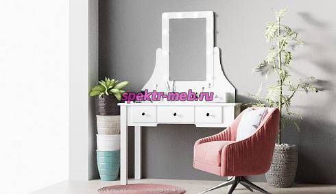 Туалетный столик с подсветкой Глэм 2