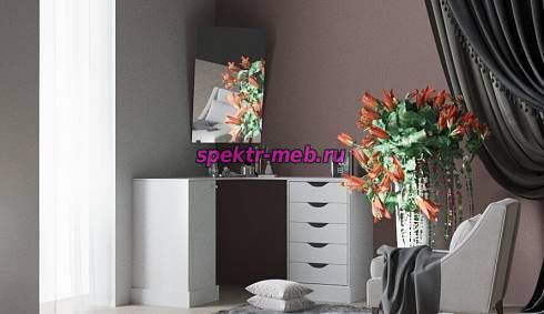 Угловой туалетный столик Домашний