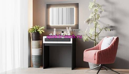 Стол туалетный с подсветкой Париж