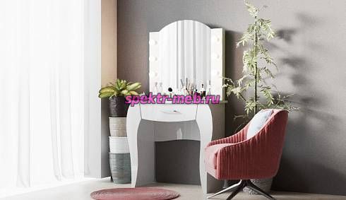 Стол туалетный с подсветкой Азалия 12