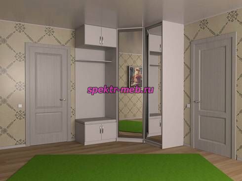 Угловой шкаф 91