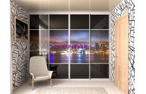 Шкаф-купе глянцевый