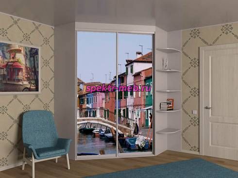 Угловой шкаф 20