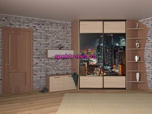 Угловой шкаф 52