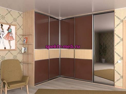 Угловой шкаф 73