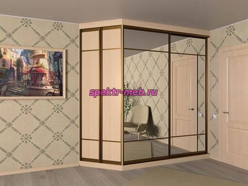 Угловой шкаф-купе 54