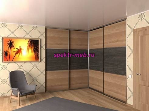 Угловой шкаф 74