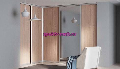 Угловой шкаф-купе Илай