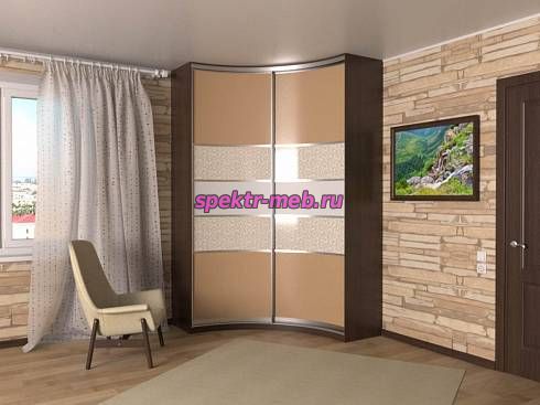 Радиусный шкаф Гальяно