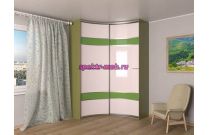 Радиусный шкаф-купе Манго-6