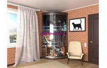 Радиусный шкаф Лайон-07