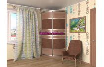 Радиусный шкаф купе Рада-5