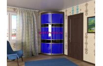 Шкаф угловой радиусный Мелания 1