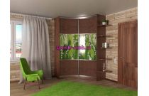 Угловой шкаф радиусный Валери