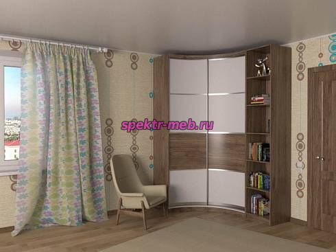 Радиусный шкаф Пинки