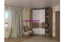 Радиусный шкаф Пинки