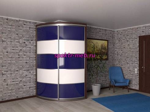 Радиусный шкаф-купе Дона РП-3