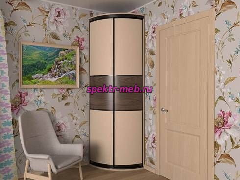 Шкаф радиусный Асана