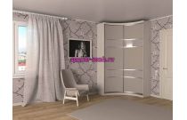 Шкаф-купе радиусный Глория 5