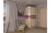 Шкаф-купе радиусный Алиса 4