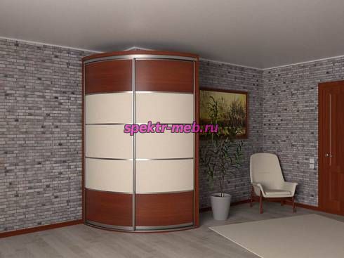 Радиусный шкаф-купе Дона РП-6