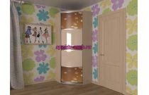 Шкаф-купе радиусный Артэй 25