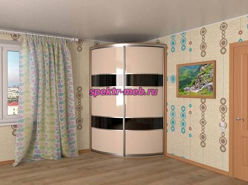 Радиусный шкаф Ривьера 13