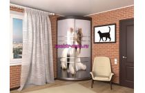 Радиусный шкаф Лайон-02