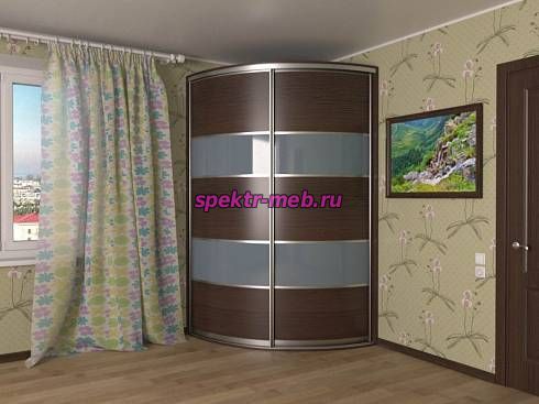 Радиусный шкаф Ривьера 7