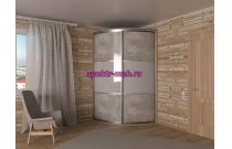 Радиусный угловой шкаф Мюрей