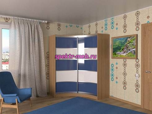 Шкаф радиусный Ева 11