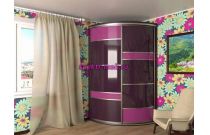 Радиусный шкаф-купе Манго-3