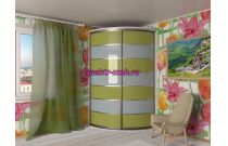 Радиусный шкаф-купе Манго-4