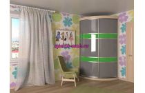 Шкаф-купе радиусный Арсэй 23