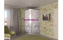 Шкаф-купе радиусный Тоня 13