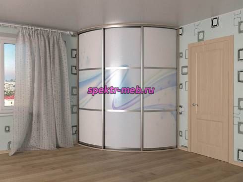 Шкаф-купе радиусный Жози 28